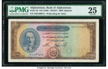 Afghanistan Bank of Afghanistan 1000 Afghanis ND (1948) / SH1327 Pick 36 PMG Very Fine 25. Annotation.

HID09801242017