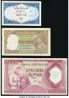 Bangladesh Peoples Republic 1 Rupee ND (1971) Pick 1 Crisp Uncirculated; India Reserve Bank of India 5 Rupees ND (1937) Pick 17a Fine; Indonesia Bank ...