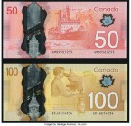 Canada Bank of Canada 50 Dollars 2012 BC-72a; 100 Dollars 2011 BC-73a Choice Crisp Uncirculated. 

HID09801242017