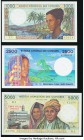 Comoros Institut d'Emission des Comores 1,000; 5,000 Francs ND (1994) Pick 11b; 12b; 2,500 Francs ND (1997) Pick 13 Choice Crisp Uncirculated. 

HID09...