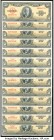 Cuba Banco Nacional de Cuba 50 Pesos 1950 Pick 81a, Thirteen Examples Very Fine-Extremely Fine or Better. 

HID09801242017