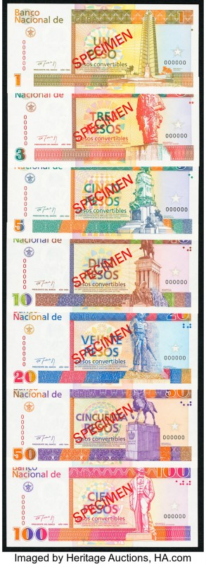 Cuba Banco Nacional de Cuba 1 - 100 Peso Convertibles 1994 Pick CS26 Collector S...