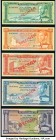 Ethiopia National Bank of Ethiopia 1; 5; 10; 50; 100 Dollars ND (1966) Pick 25s; 26s; 27s; 28s; 29s Specimens Choice Crisp Uncirculated. 

HID09801242...