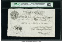 Great Britain Bank of England 10 Pounds 16.10.1935 Pick 336B "Operation Bernhard" Counterfeit PMG Choice Uncirculated 63. 

HID09801242017