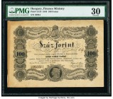 Hungary Ministry of Finance 100 Forint 1.9.1848 Pick S118 PMG Very Fine 30. Stained.

HID09801242017