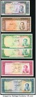 Iran Bank Melli 200 Rials SH1330 (1951) Pick 58; 10; 20; 50; 50; 100 Rials SH1332 (1953) Pick 59; 60; 61 (2); 62 About Uncirculated or Better. 

HID09...