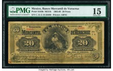 Mexico Banco Mercantil De Veracruz 20 Pesos 31.8.1903 Pick S440b M531b PMG Choice Fine 15. Rust.

HID09801242017