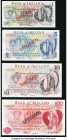 Northern Ireland Bank of Ireland 1; 5; 10; 100 Pounds ND (1978) Pick CS1 Collectors Series Specimen Set Choice Crisp Uncirculated. 

HID09801242017
