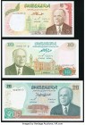 Tunisia Banque Centrale de Tunise 5; 10; 20 Dinars 15.10.1980 Pick 75; 76; 77 Crisp Uncirculated. 

HID09801242017