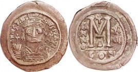 Follis, S163, Facing bust, CON X u I, Offic. Delta; Choice VF, centered on oversized flan with wide margins; well struck; smooth lt brown. Fully clear...