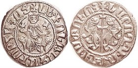ARMENIA, Levon I, 1198-1219, Ar Tram, 22 mm, King facg on lion throne/cross betw lions; Choice EF, good lustery silver, well struck for this with less...
