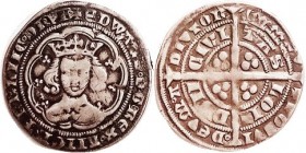 Edward III, 1327-77, Ar Groat, London, S1567, F-VF, nrly centered on a full flan, 28 mm, decent strike with only few letters wk, good metal with lt to...