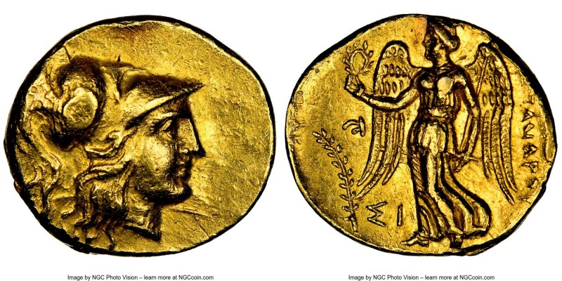 MACEDONIAN KINGDOM. Alexander III the Great (336-323 BC). AV stater (19mm, 8.45 ...