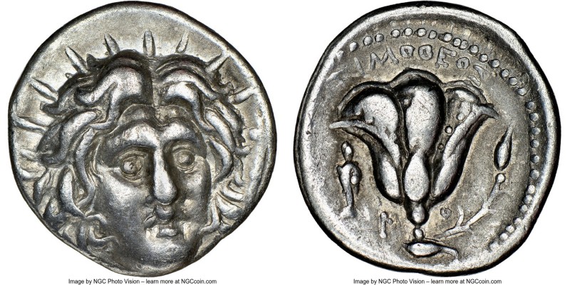 CARIAN ISLANDS. Rhodes. Ca. 250-230 BC. AR didrachm (20mm, 1h). NGC Choice VF. T...