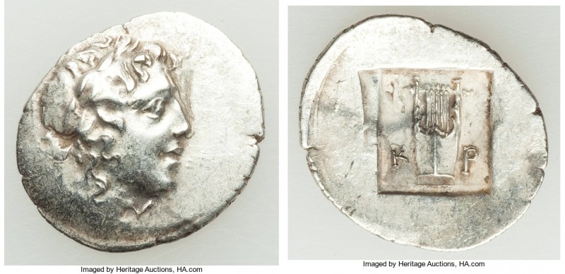 LYCIAN LEAGUE. Cragus. Ca. 48-20 BC. AR hemidrachm (18mm, 1.81 gm, 12h). XF. Ser...