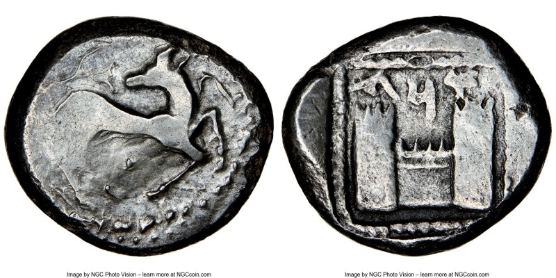 CILICIA. Ura (Celenderis). Ca. mid-5th century BC. AR stater (21mm, 10.49 gm, 12...