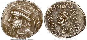 ELYMAIS KINGDOM. Kamnaskires V (ca. 54-32 BC). BI tetradrachm (27mm, 12h). NGC Choice VF. Seleucia ad Hedyphon. Diademed, draped bust of Kamnaskires V...