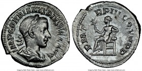 Gordian III (AD 238-244). AR denarius (20mm, 5h). NGC AU. Rome, AD 240. IMP GORDIANVS PIVS FEL AVG, laureate, draped and cuirassed bust of Gordian III...