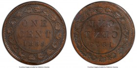 Victoria Mint Error - Reverse Brockage Cent 1859 AU55 Brown PCGS, London mint, KM1.

HID09801242017