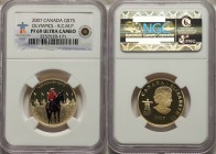 Elizabeth II gold Proof 75 Dollars 2007 PR69 Ultra Cameo NGC, Royal Canadian mint, Mintage: 6,687. One year type, issued for the Vancouver 2010 Olympi...