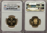 Elizabeth II gold Proof 75 Dollars 2008 PR70 Ultra Cameo NGC, Royal Canadian mint, KM821. Mintage: 8,000. One year type, issued for the 2010 Vancouver...