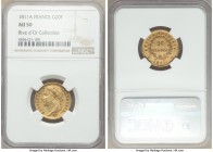 Napoleon gold 20 Francs 1811-A AU50 NGC, Paris mint, KM695.1. AGW 0.1867 oz. Ex. Rive d'Or Collection

HID09801242017