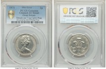 Elizabeth II Mint Error - Struck on copper-nickel Planchet 2 New Pence 1971 AU Details (Cleaned) PCGS, KM916. 7.1gm.

HID09801242017