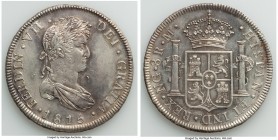 Ferdinand VII 8 Reales 1815 NG-M AU (Lightly Cleaned), Nueva Guatemala mint, KM69. Fully struck with some metal stress noted on face and neck. 

HID09...