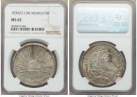 Republic 8 Reales 1839 Zs-OM MS62 NGC, Zacatecas mint, KM377.13, DP-Zs19.

HID09801242017