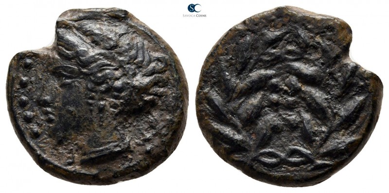 Sicily. Himera circa 415-409 BC. 
Hemilitron Æ

16 mm., 3,59 g.



very f...