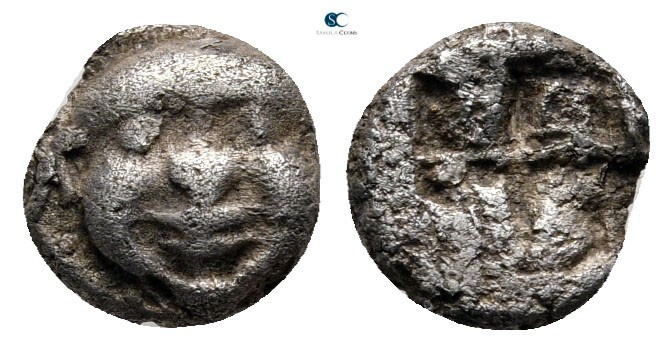 Macedon. Neapolis 500-480 BC. 
Obol AR

8 mm., 0,82 g.



very fine