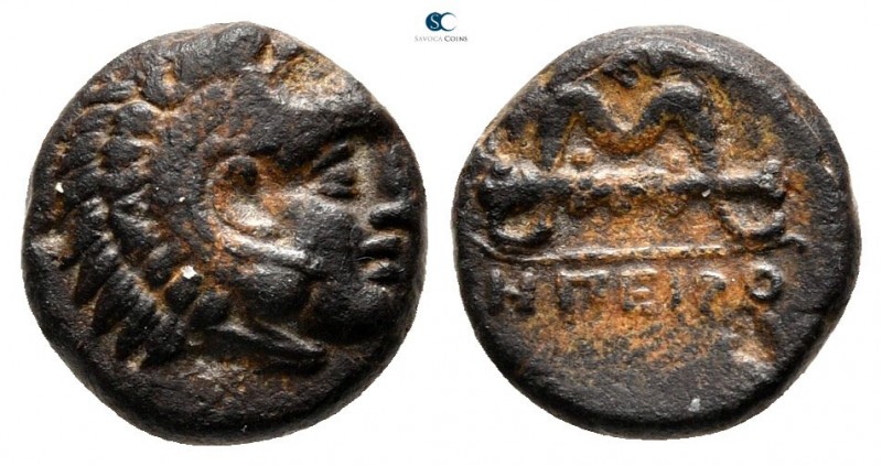 Macedon. Philippi (as Thasian Epeiros) 360-356 BC. 
Bronze Æ

10 mm., 1,08 g....