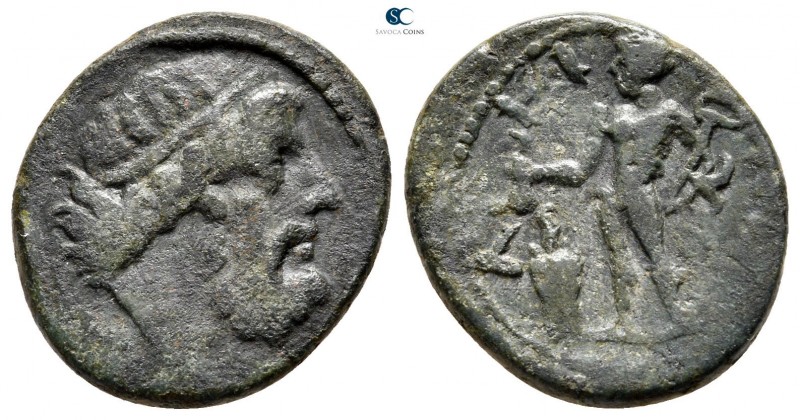 Thrace. Ainos 200-100 BC. 
Bronze Æ

21 mm., 5,65 g.



very fine