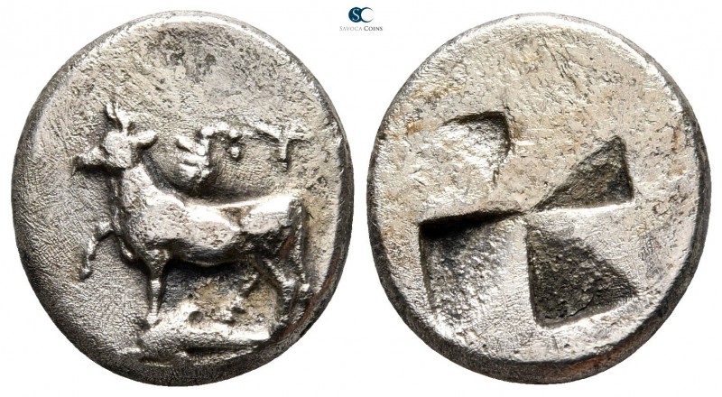 Thrace. Byzantion 340-320 BC. 
Siglos AR

18 mm., 5,05 g.



very fine