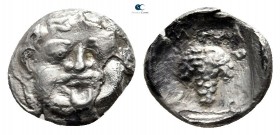 Thrace. Maroneia 398-395 BC. Obol AR