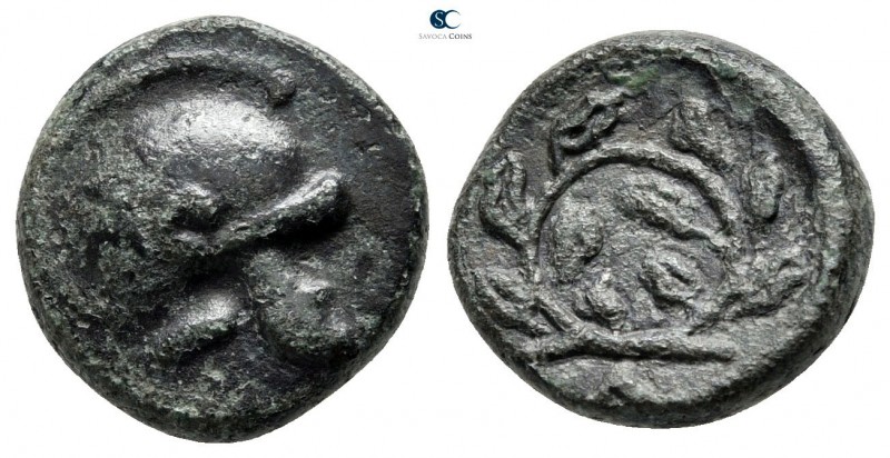 Thrace. Maroneia (as Agathokleia) after 290 BC. 
Bronze Æ

13 mm., 3,11 g.
...