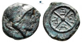 Thrace. Mesembria 350-300 BC. Bronze Æ