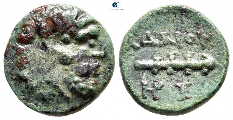 Kings of Thrace. Uncertain mint in Thrace. Seleukid. Adaios 253-243 BC. 
Bronze...