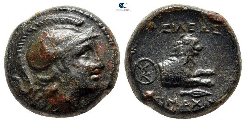 Kings of Thrace. Macedonian. Lysimachos 305-281 BC. 
Bronze Æ

14 mm., 3,88 g...