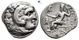 Kings of Thrace. Kolophon. Macedonian. Lysimachos 305-281 BC. In the name and types of Alexander III. Drachm AR