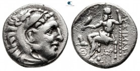 Kings of Thrace. Sestos. Macedonian. Lysimachos 305-281 BC. Drachm AR