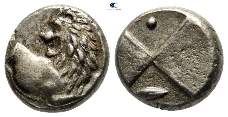 The Thracian Chersonese. Chersonesos 386-338 BC. 
Hemidrachm AR

12 mm., 2,50...