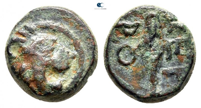 The Thracian Chersonese. Chersonesos 386-309 BC. 
Bronze Æ

10 mm., 1,22 g.
...