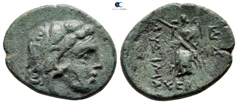 The Thracian Chersonese. Lysimacheia 245-225 BC. 
Bronze Æ

20 mm., 3,21 g.
...