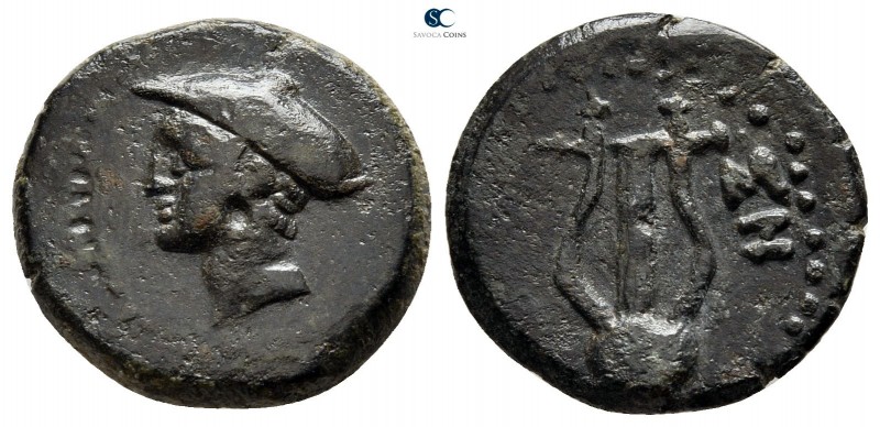 The Thracian Chersonese. Sestos 150-100 BC. 
Bronze Æ

17 mm., 3,19 g.


...