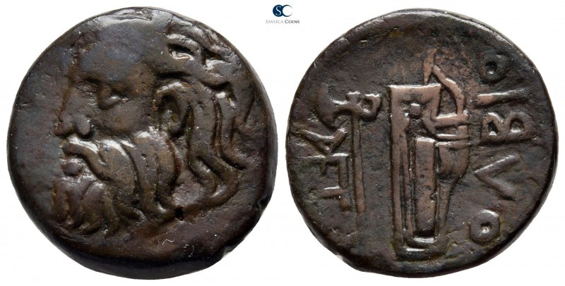 Scythia. Olbia circa 300-260 BC. 
Bronze Æ

21 mm., 9,06 g.



very fine