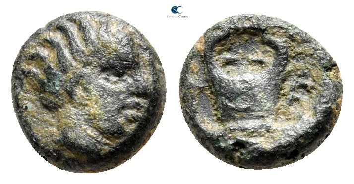 Asia Minor. Uncertain mint 350-300 BC. 
Bronze Æ

8 mm., 0,77 g.



very ...