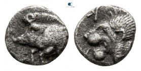 Mysia. Kyzikos circa 450-400 BC. Hemiobol AR