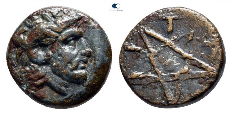Mysia. Pitane circa 350 BC. 
Bronze Æ

10 mm., 1,3 g.



very fine