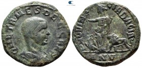 Dacia. Herennius Etruscus, as Caesar AD 249-251. Bronze Æ